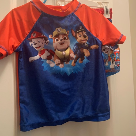paw patrol rash guard girl